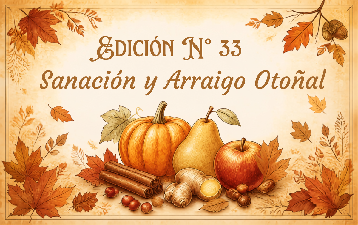 🍂 Edición N⁰ 33: Sanación y Arraigo Otoñal 🤎