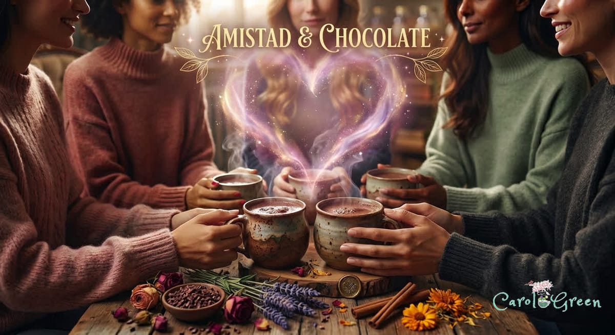 ✨ La magia de la amistad y el chocolate 🍫 (como excusa):