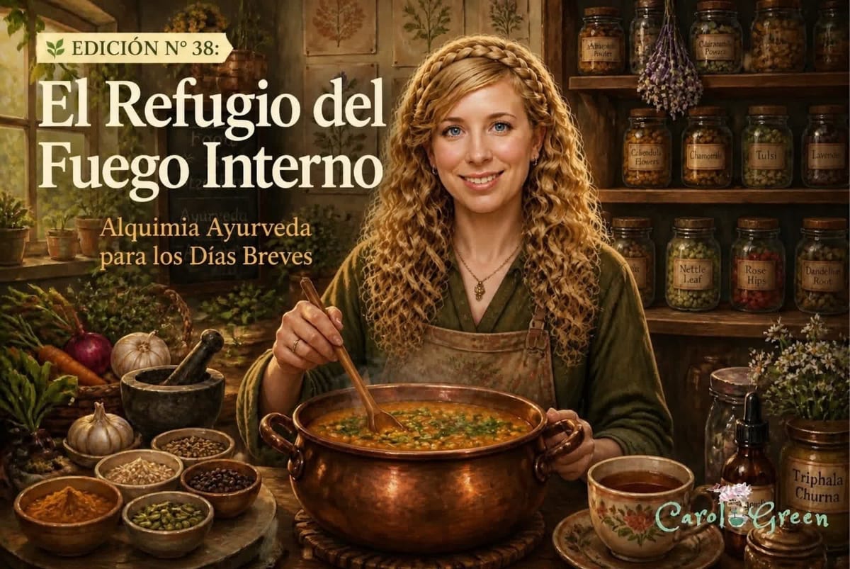 🌿 EDICIÓN Nº 38: El Refugio del Fuego Interno: Alquimia Ayurveda para los Días Breves