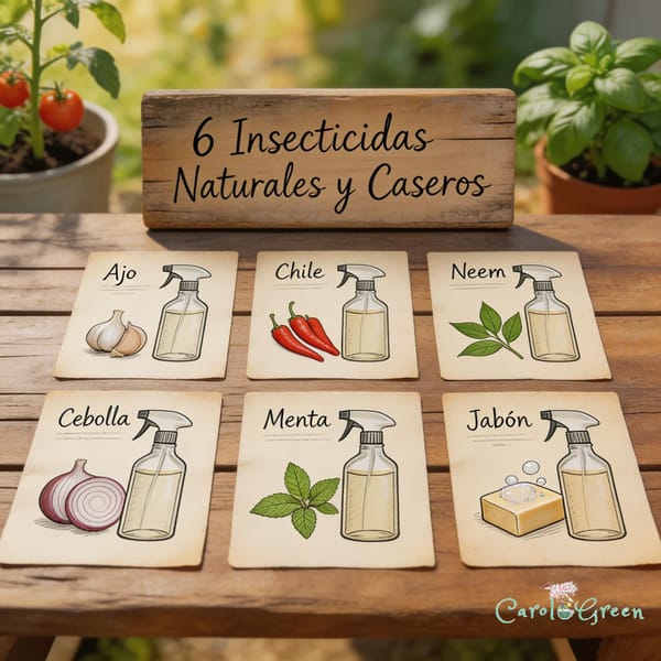 6 Mezclas naturales que protegen tus plantas .