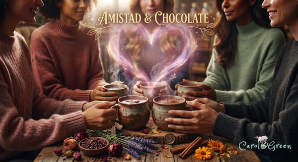 ✨ La magia de la amistad y el chocolate 🍫 (como excusa):